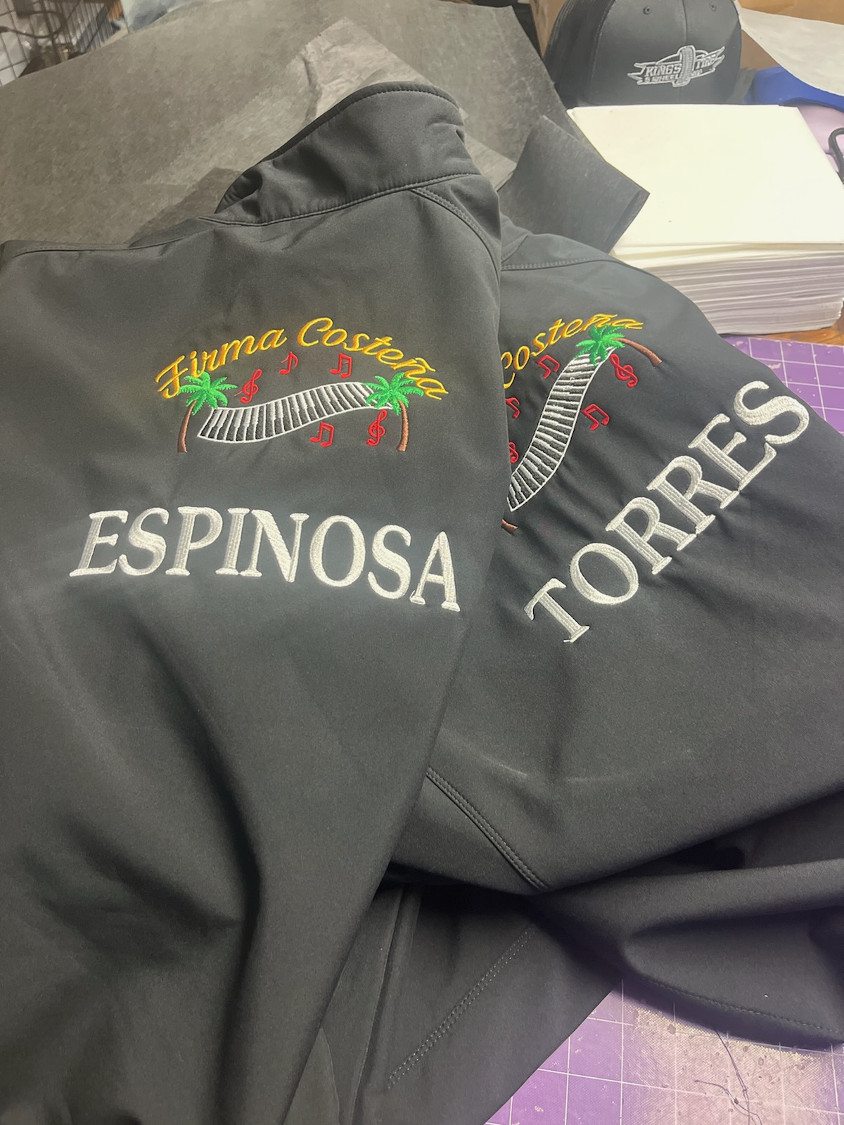 Apparel & embroidery work from Calstick