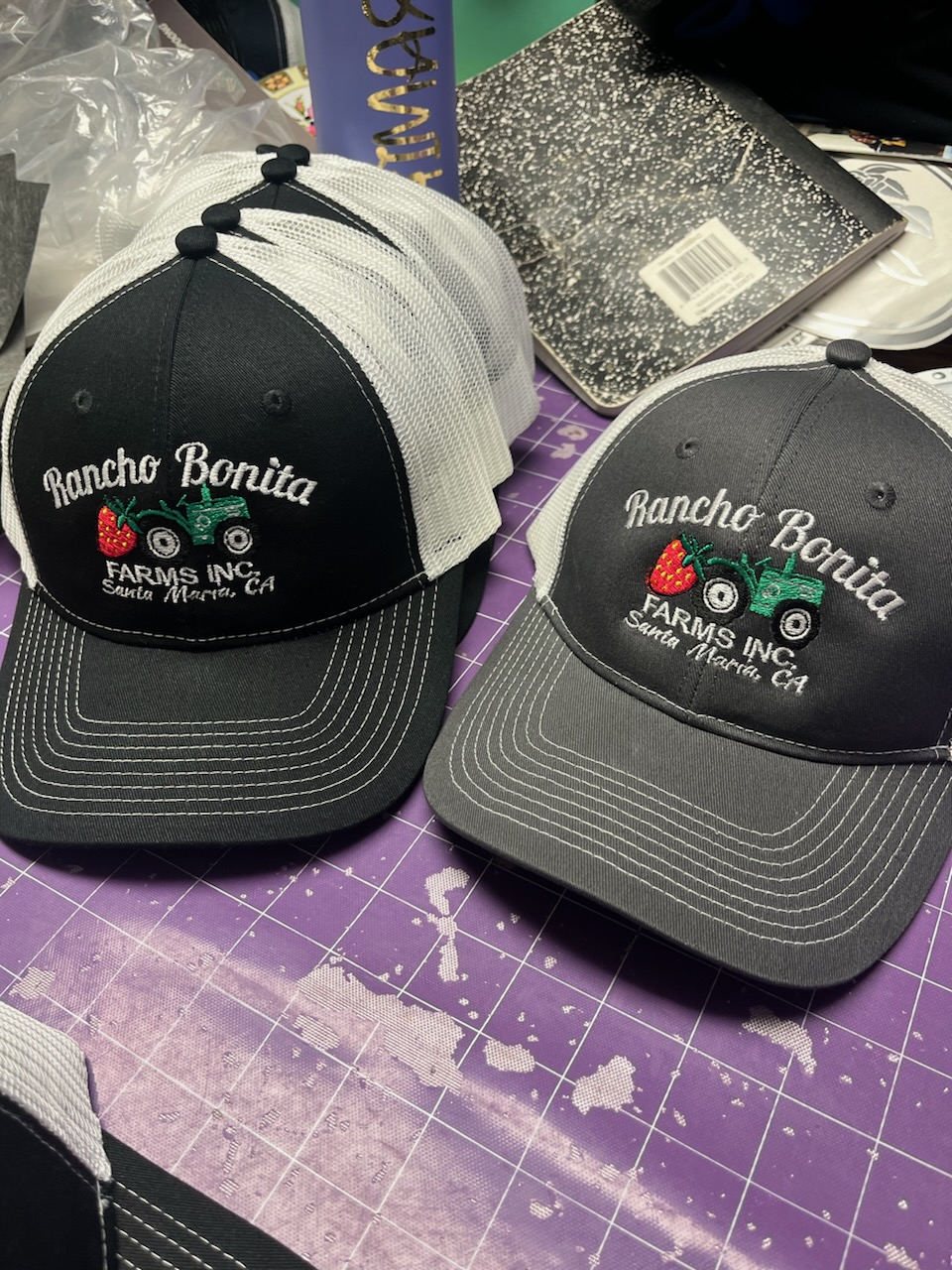 Apparel & embroidery work from Calstick