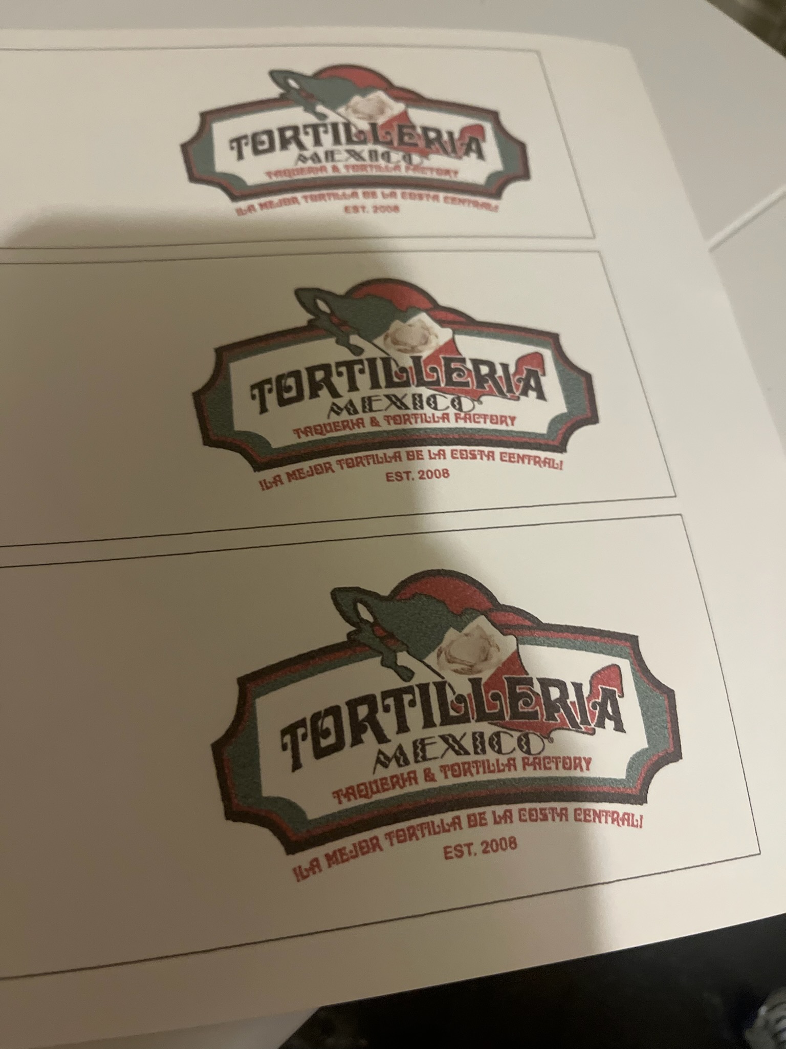 Stickers & Labels work from Calstick